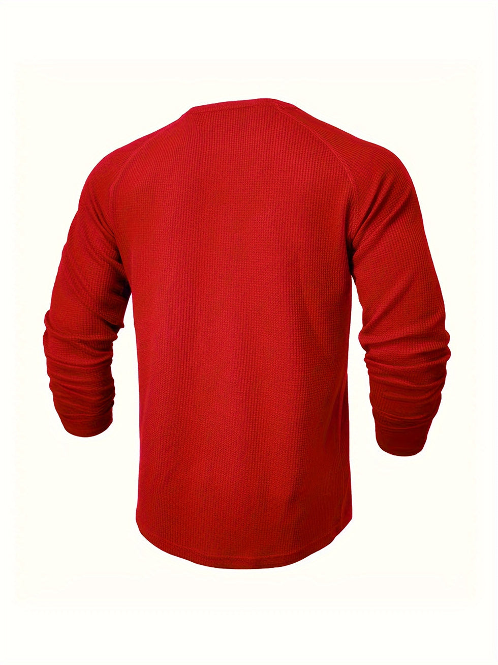 Jarik - Textured Long Sleeve Henley T-Shirt
