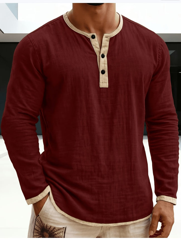 Lorcen - Long Sleeve Polo Shirt