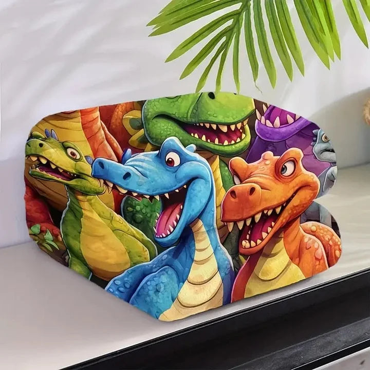 DinoSnuggle - Soft Funny Throw Blanket Dinosaurs HD Digital Print
