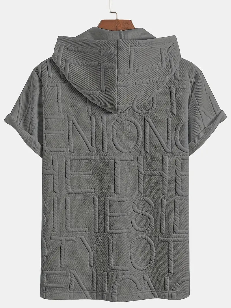 Henryk - Elegant Short Sleeve Hooded With Zipper