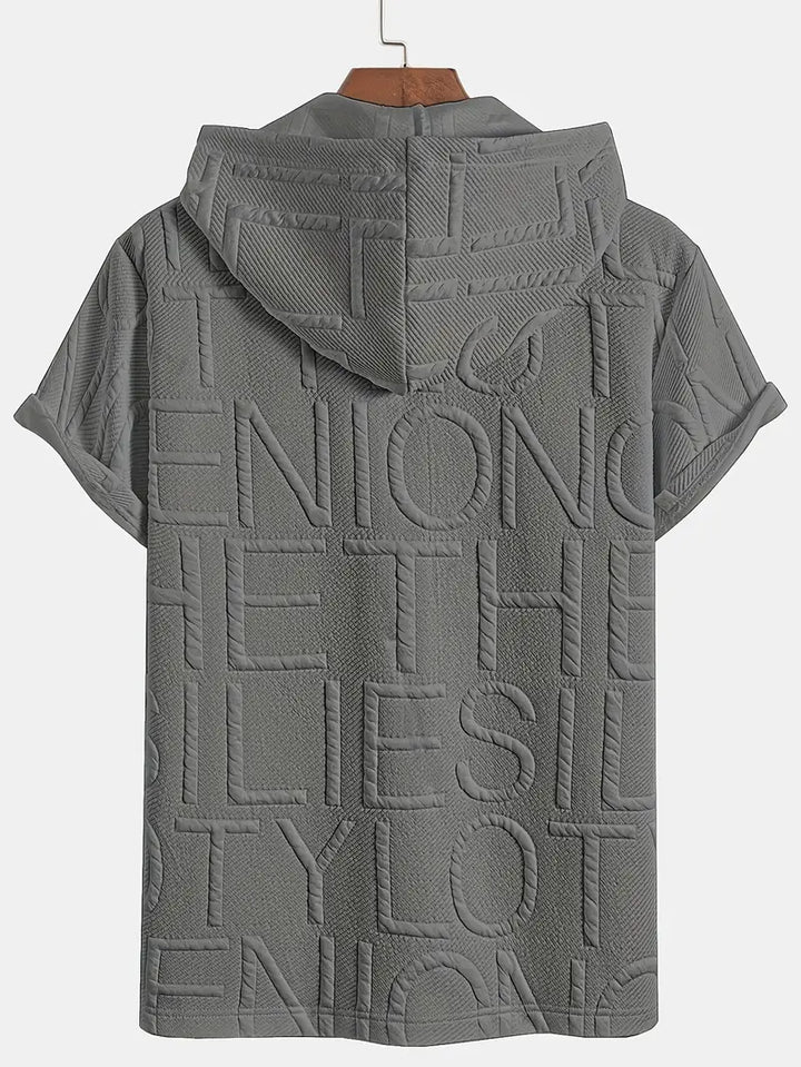 Henryk - Elegant Short Sleeve Hooded With Zipper