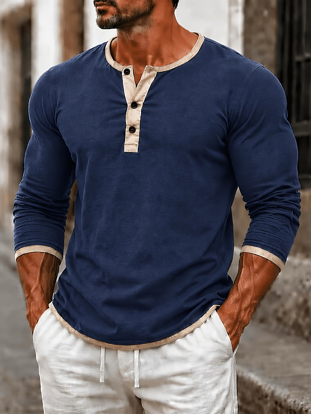 Lorcen - Long Sleeve Polo Shirt