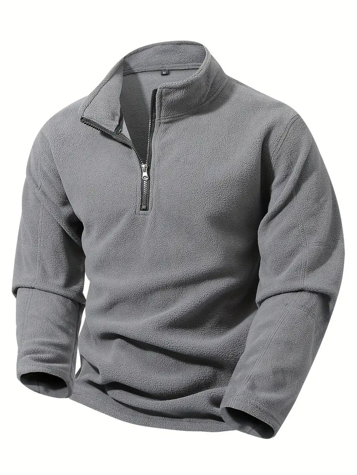 Maurits - Half-Zip Stand Collar Sweatshirt