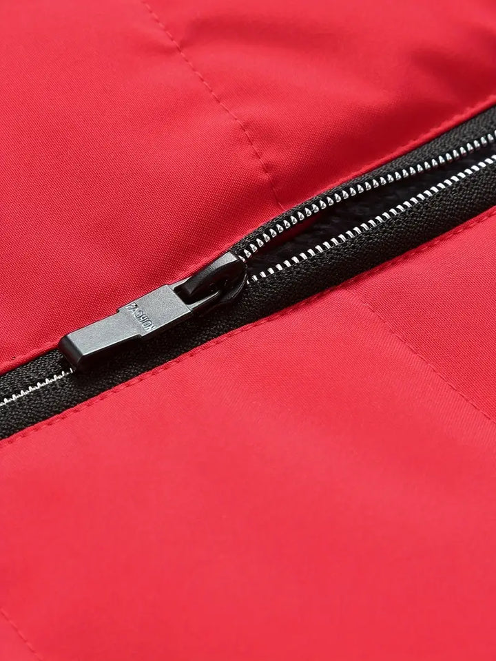 Bavuma - Casual Polyester Jacket With Zippered