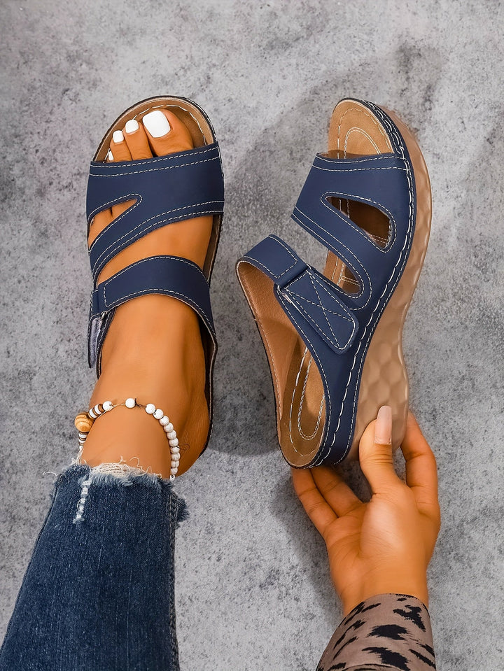 Rowella - Stylish Wedge Sandal With Strap
