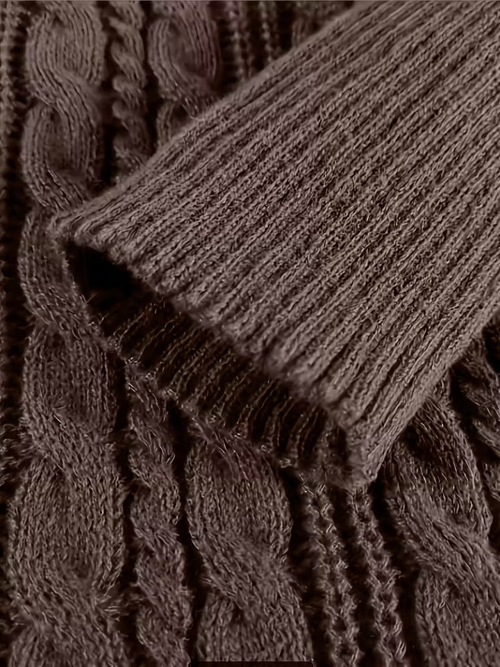 Jakynta - Casual Hooded Sweater Dress