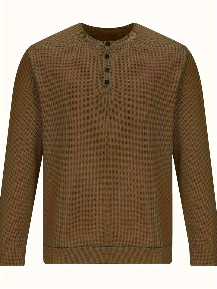 Renaud - Waffle Long Sleeve Shirt