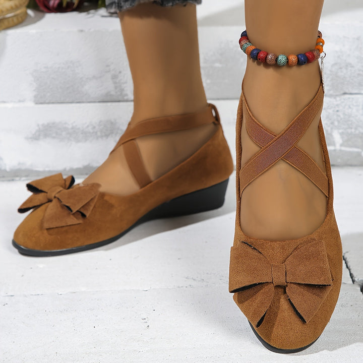 Zuzan - Elegant Non-Slip Bowtie Sandal With Strap