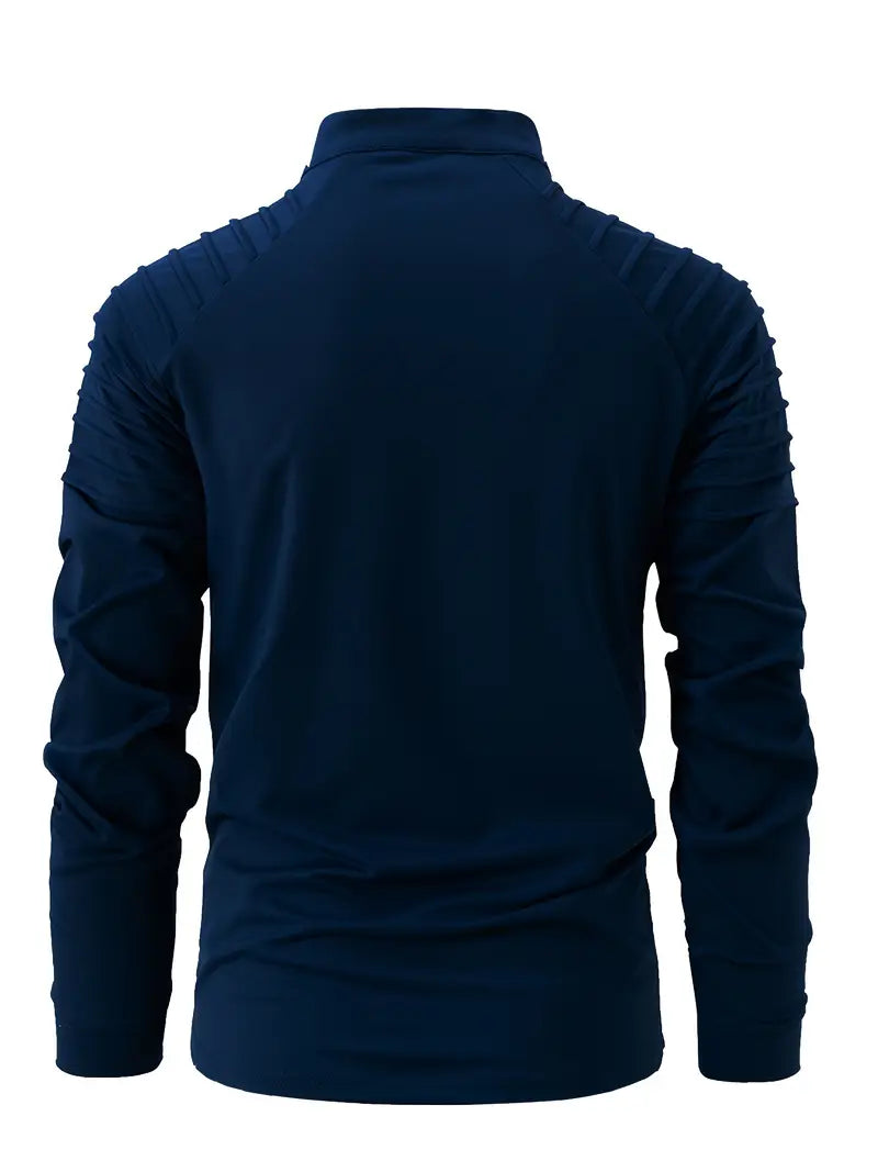 Linwood  - Long Sleeve Polo Shirt With Zipper