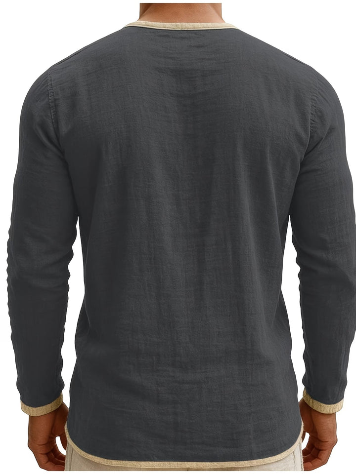 Lorcen - Long Sleeve Polo Shirt