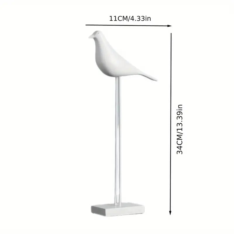 PerchForm - Minimalist Decorative Bird Sculptures on Stand