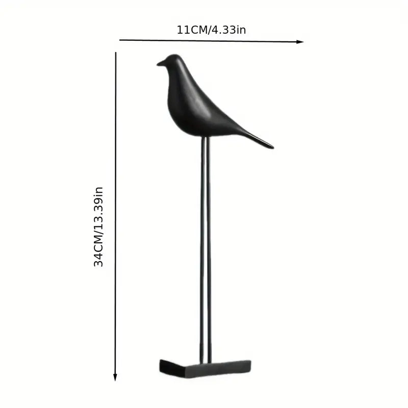 PerchForm - Minimalist Decorative Bird Sculptures on Stand