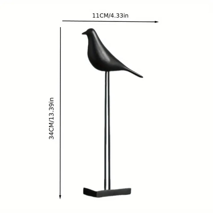 PerchForm - Minimalist Decorative Bird Sculptures on Stand