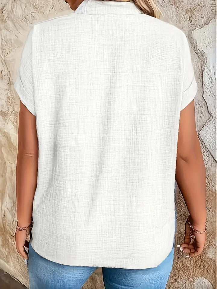 Rosabelle - Casual V Neck Blouse