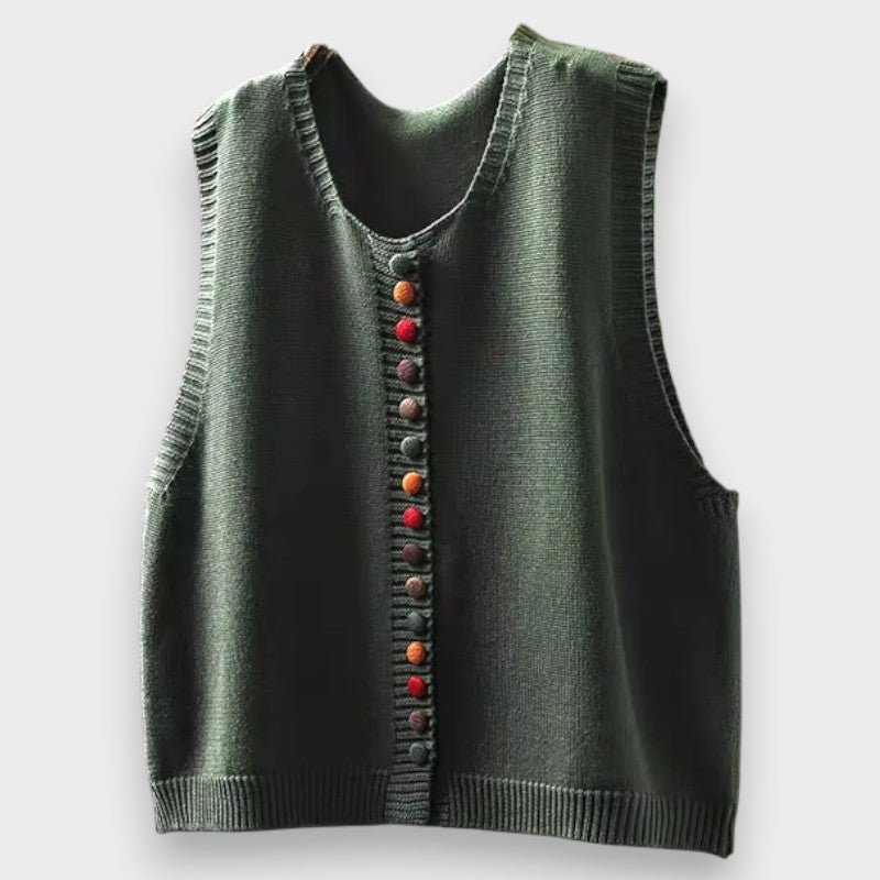 Vespiruva - Sleeveless Knitted Vest
