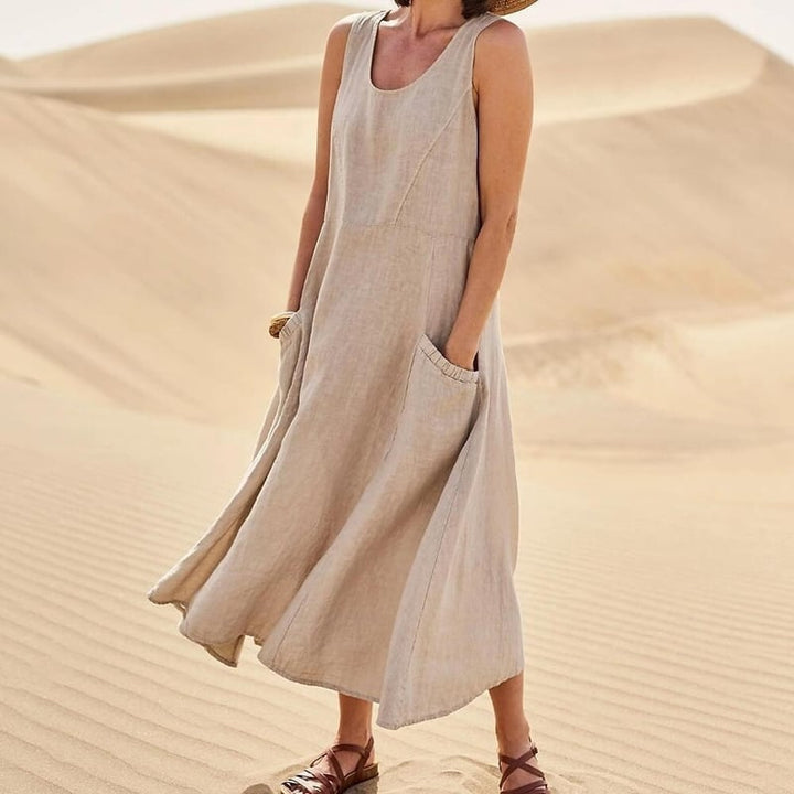 Pinkky - Sleeveless Cotton Dress