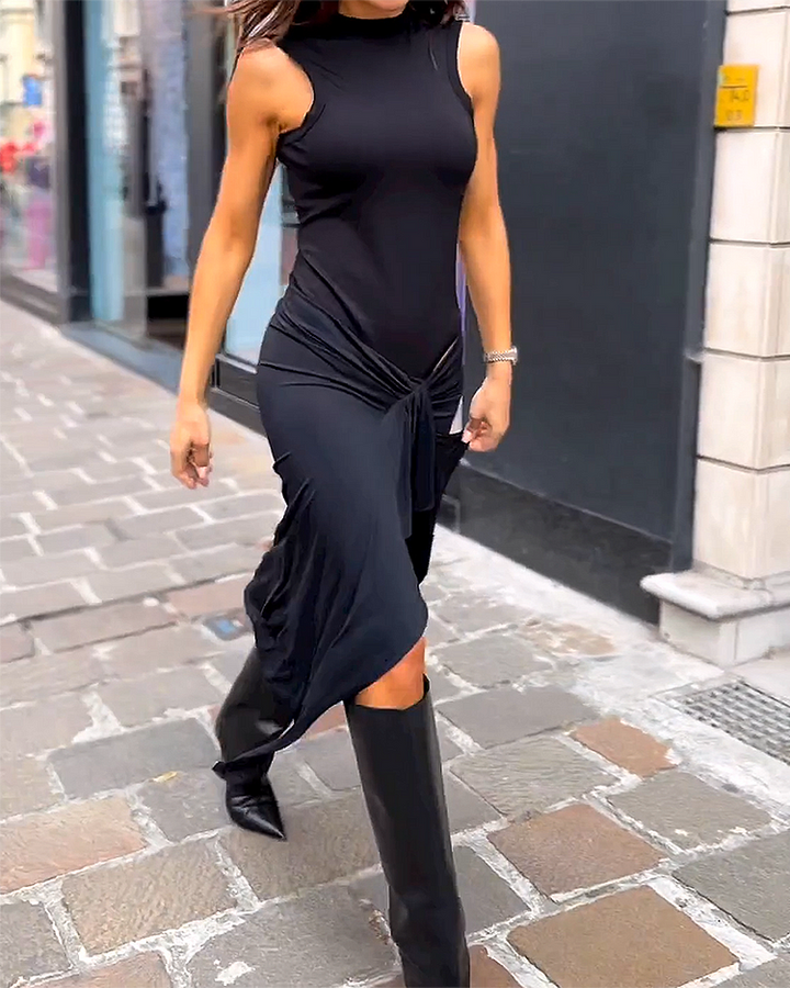 Viana - Sleeveless Long Dress