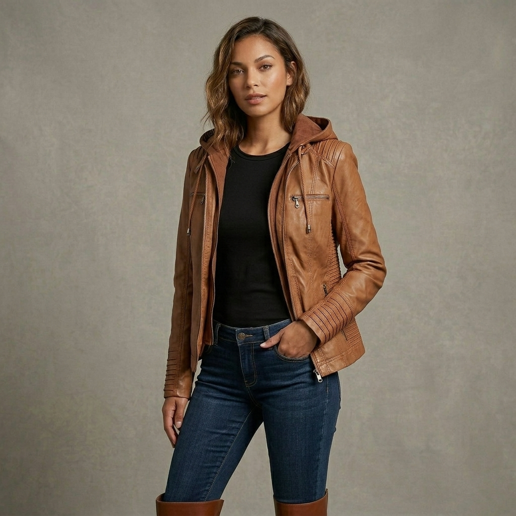 Neleena - Spring Jacket With Zipper