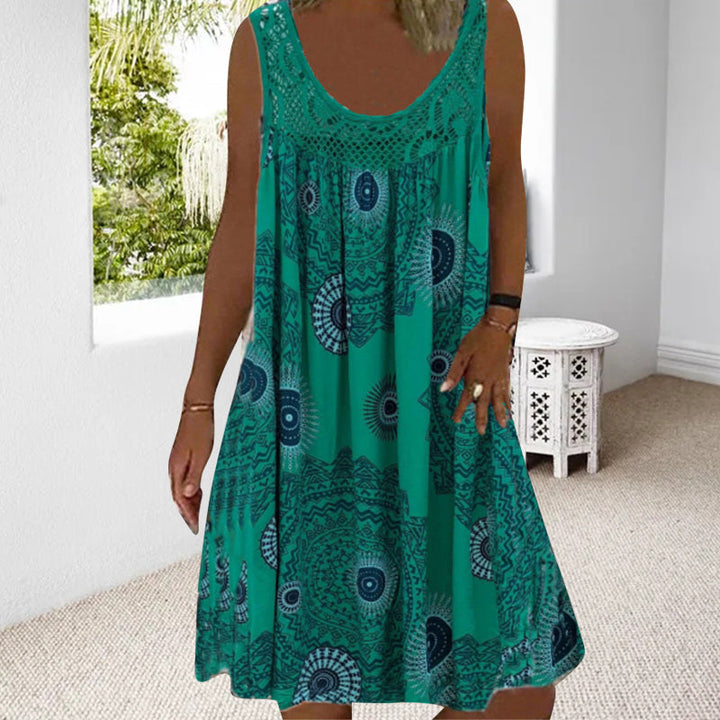 Paduch - Casual Summer Sleeveless Dress With Print