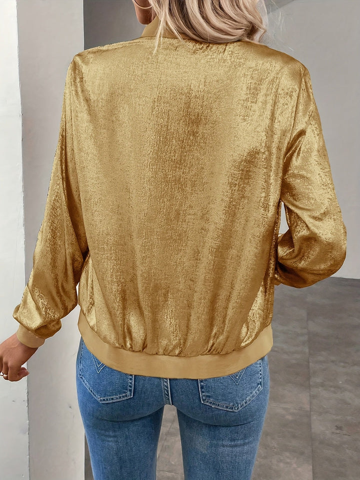 Marla - Stylish Golden Jacket