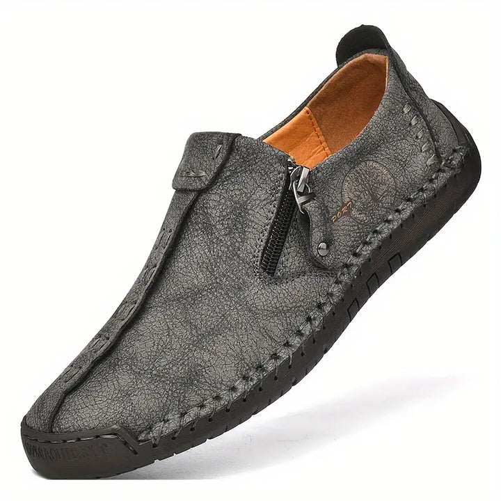 Joesph - Leather Shoes With Side Zipper