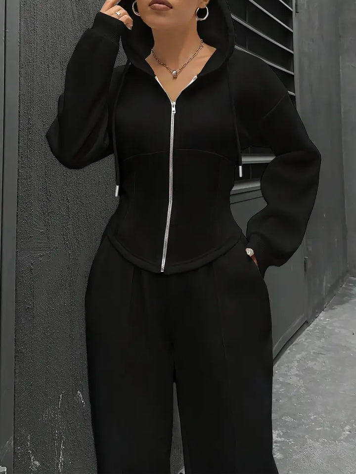 Nanci - Casual Long Sleeve Two Piece Set