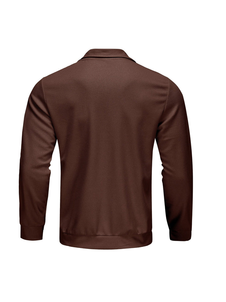 Marvin - Casual Polyester Zip-Up Jacket