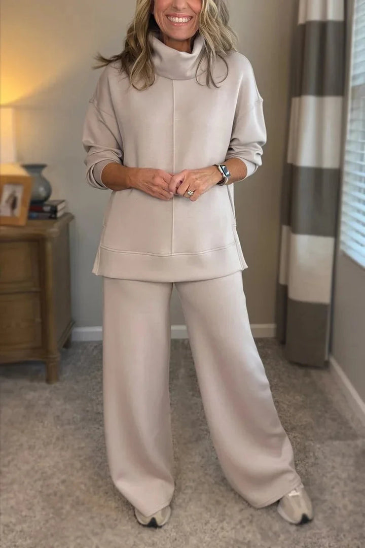 Faiella - Comfortable Knitted Two Piece Set
