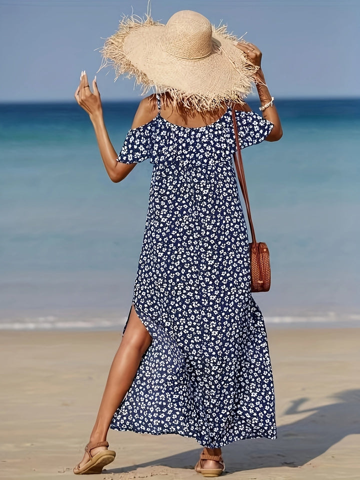 Consuelo - Off Shoulder Dress With Floral Print