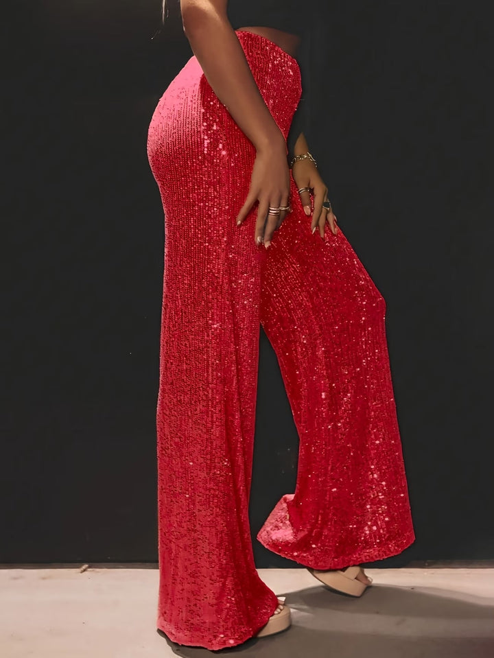 Tnora - Wide Leg High Waist Trouser