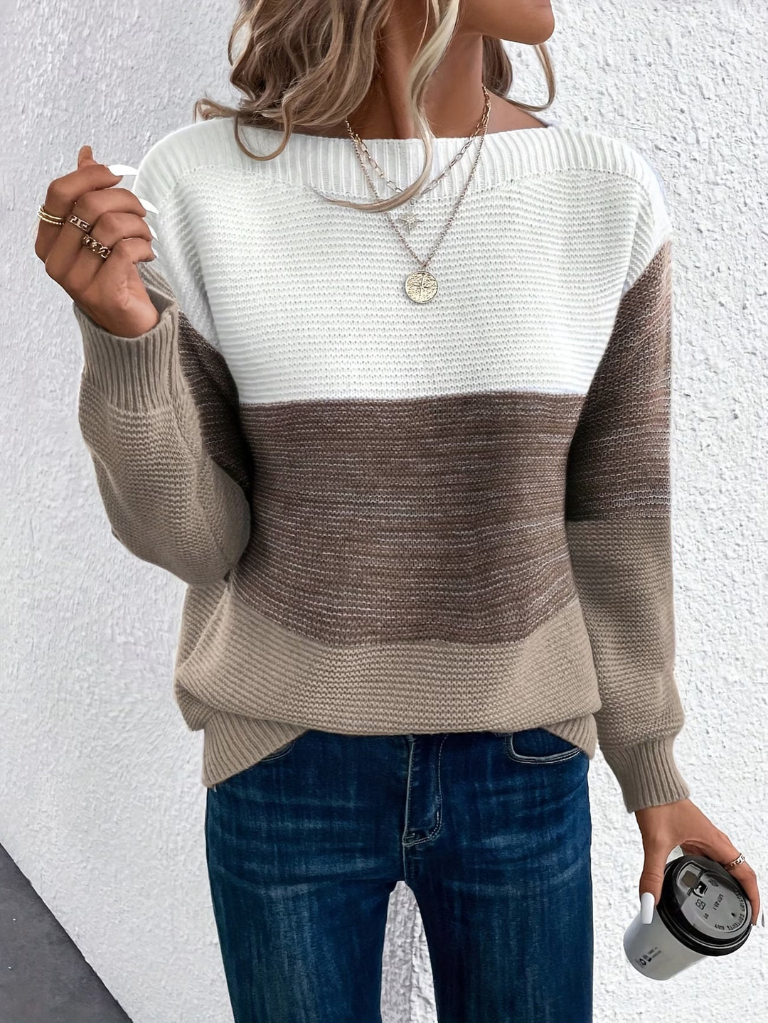 Althenuxa - Elegant Long Sleeve Sweater