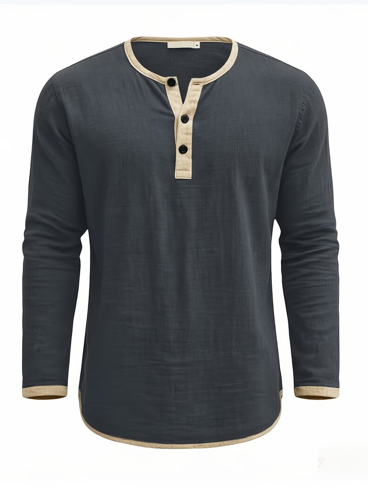 Lorcen - Long Sleeve Polo Shirt