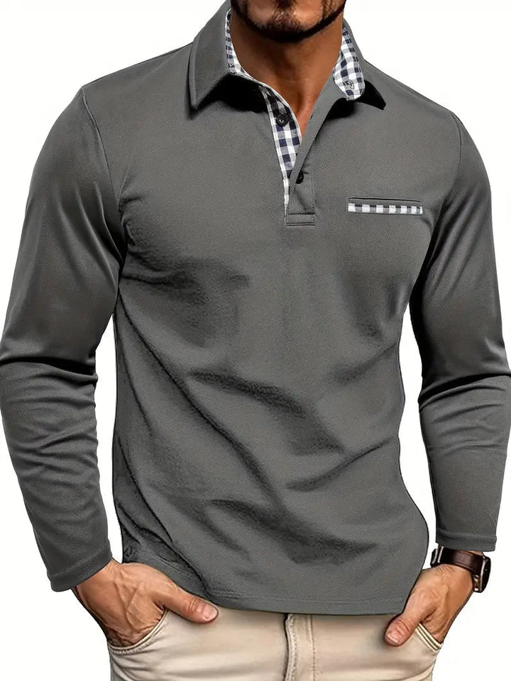 Piter - Long Sleeved Polo Shirt