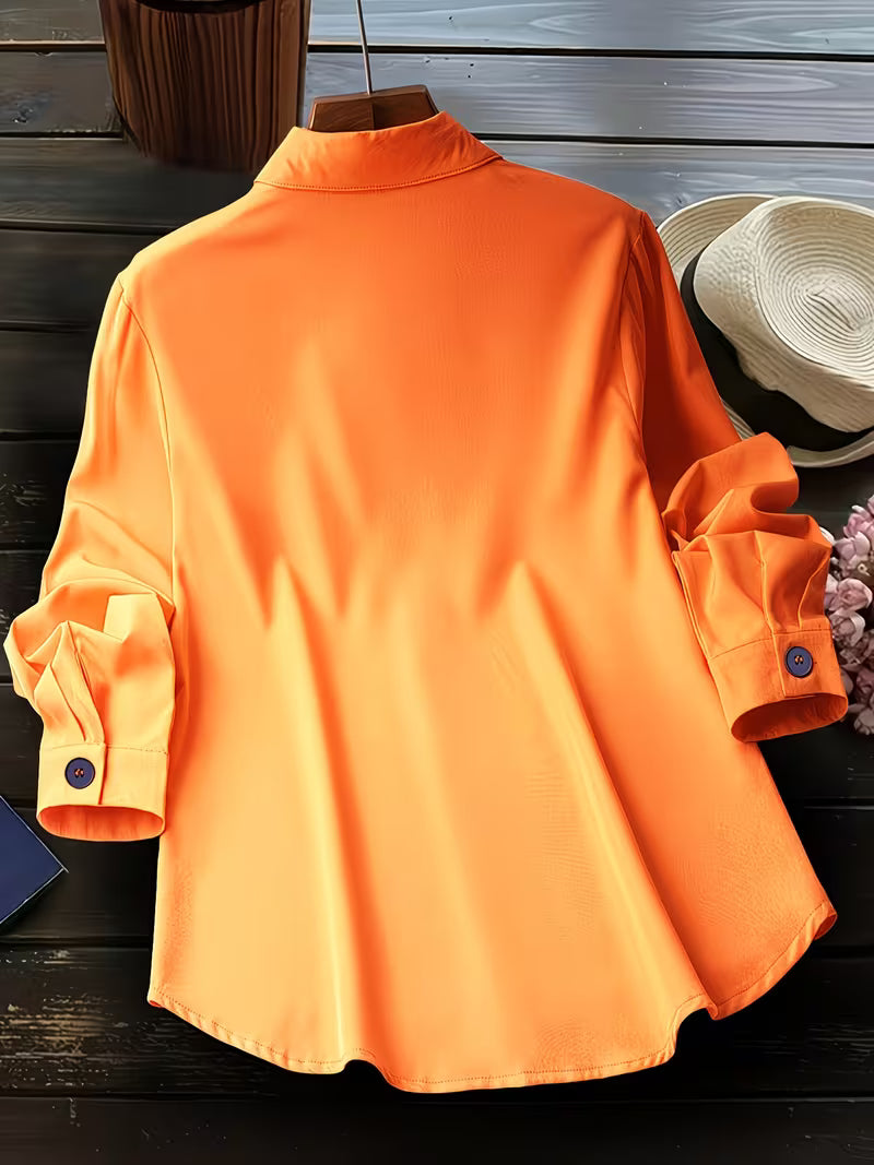 Fausta - Single Breasted Long Sleeve Shirt