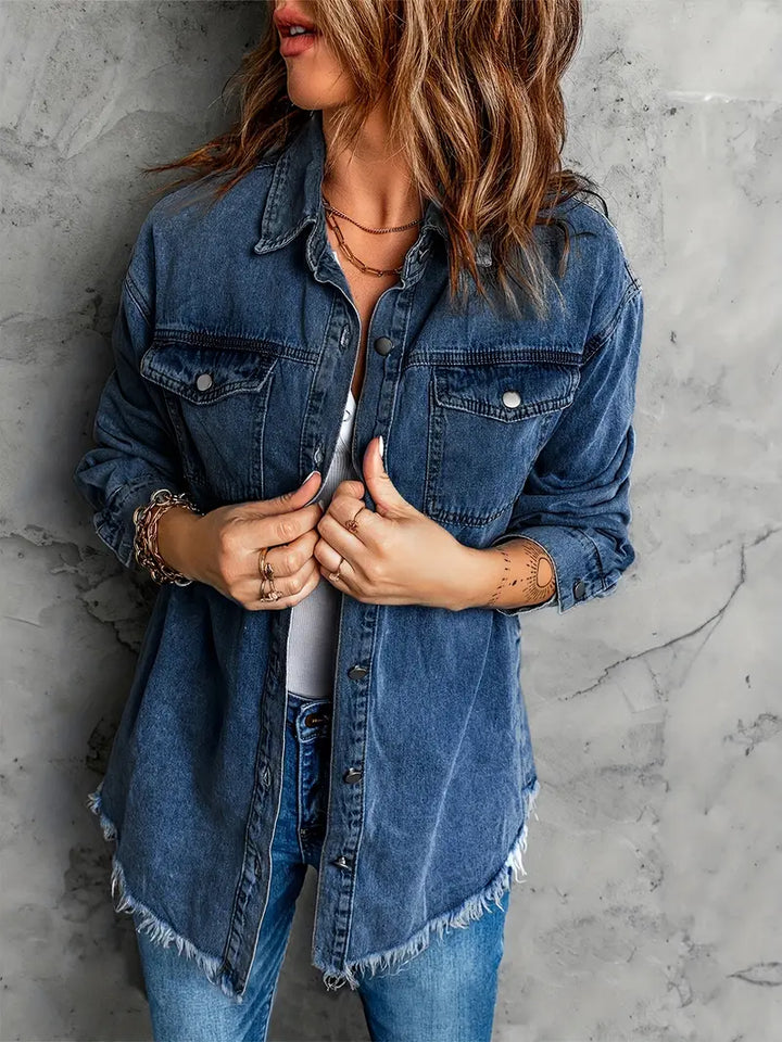 Malika - Long Sleeve Denim Jacket