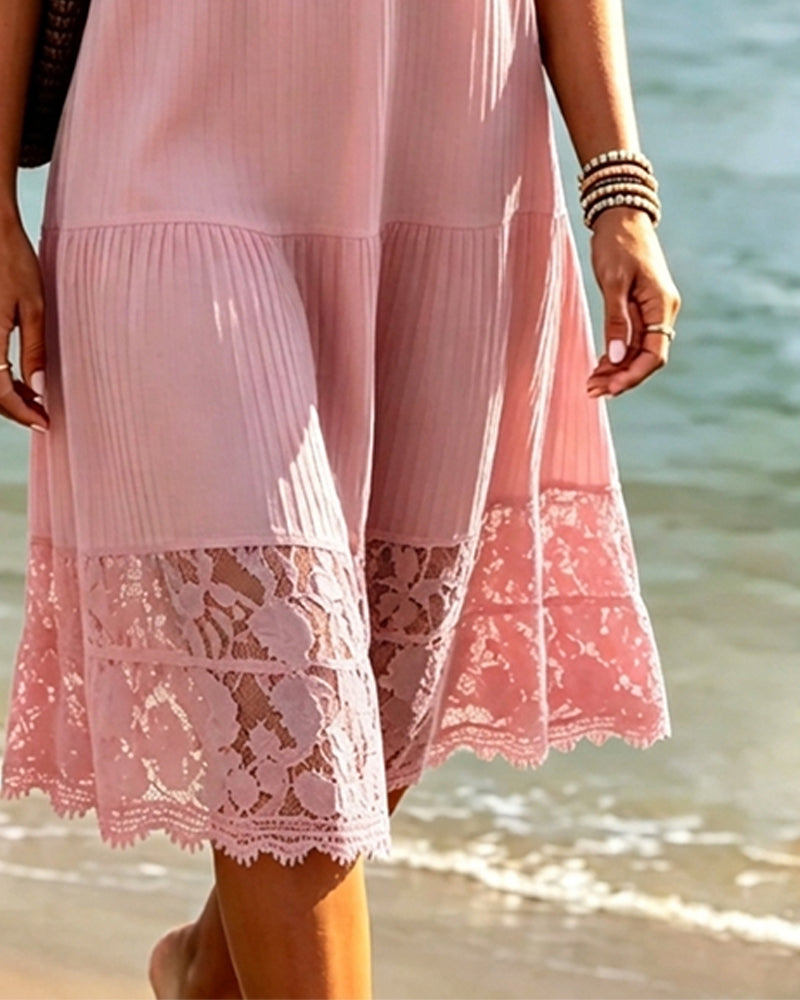 Kosana - Patchwork Cut Out Dress