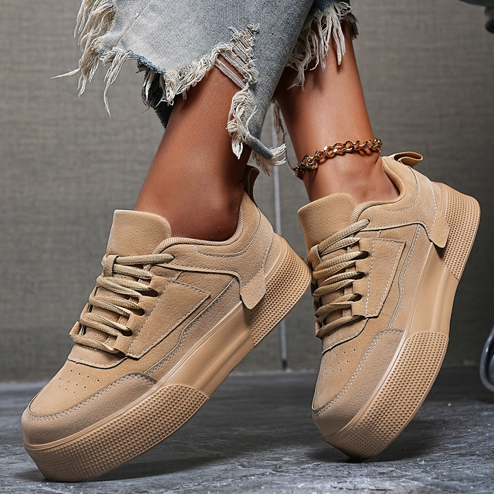 Namira - Lace Up Sneakers With Round Toe