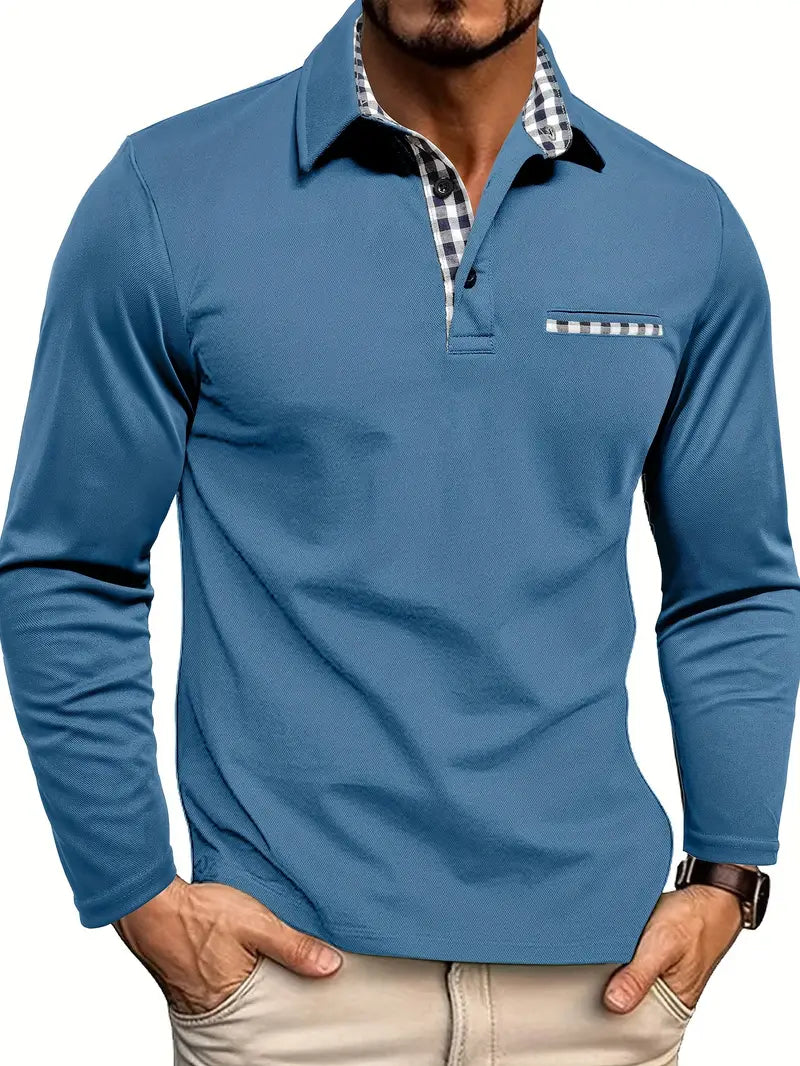 Piter - Long Sleeved Polo Shirt
