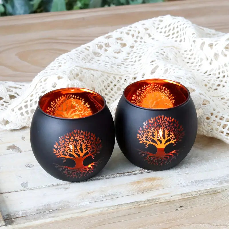 GlowRoot - Tree of Life Candle Holder Set