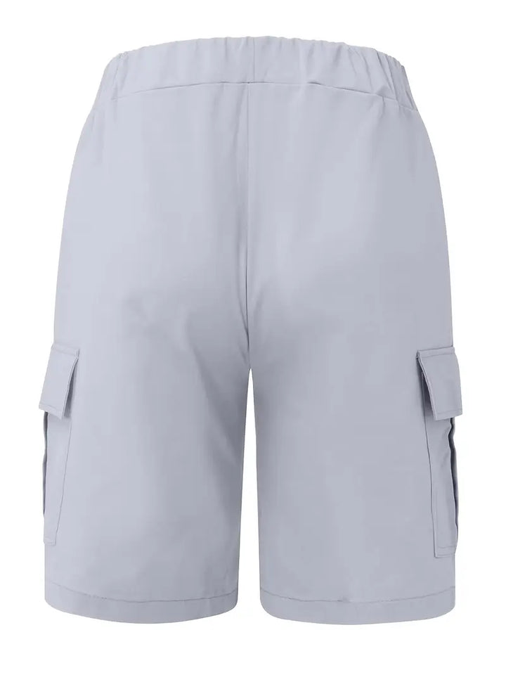 Jelte - Casual Non Stretch Drawstring Cargo Shorts