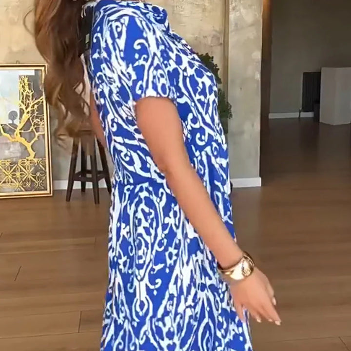 Jubilee - Loose Fit A-Line Printed Dress