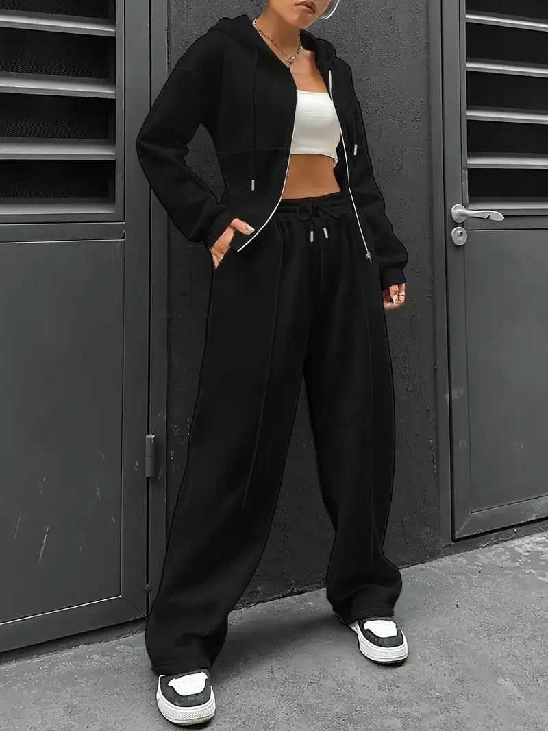 Nanci - Casual Long Sleeve Two Piece Set