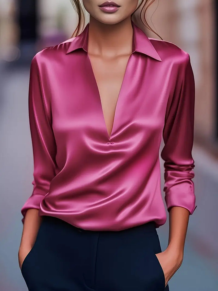 Lianyandra - Premium V-Neck Blouse