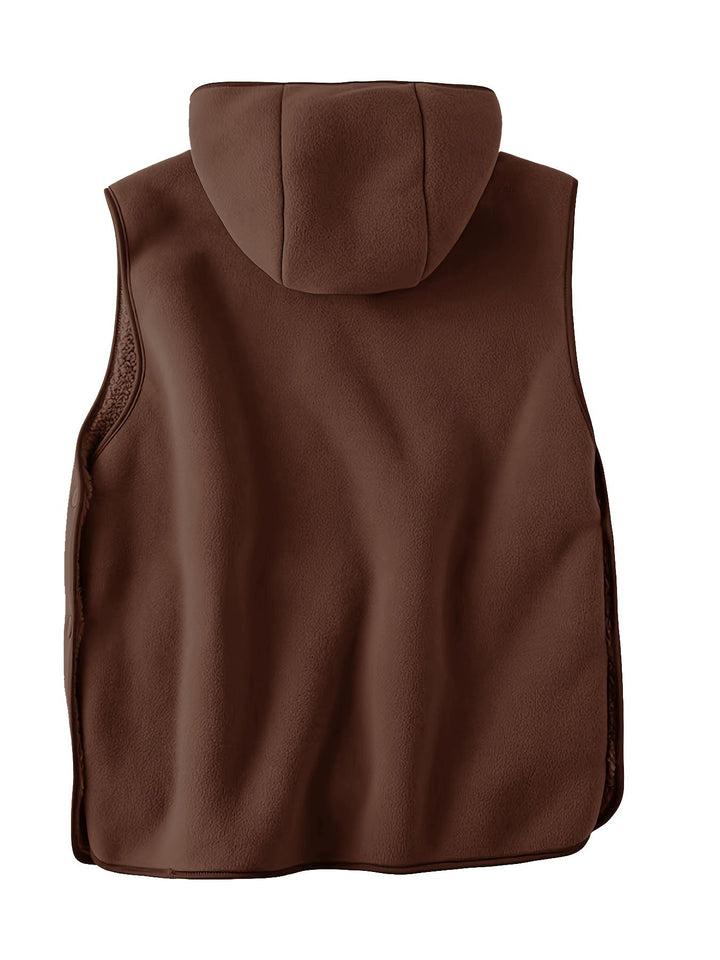 Niles - Polyester Sleeveless Hoodie for Winter