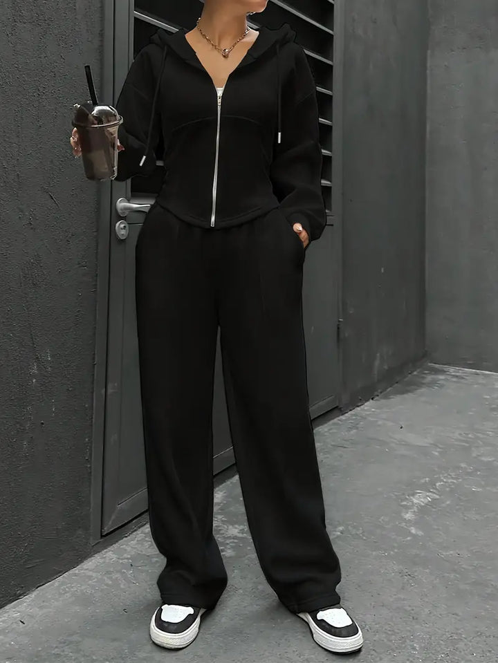 Nanci - Casual Long Sleeve Two Piece Set