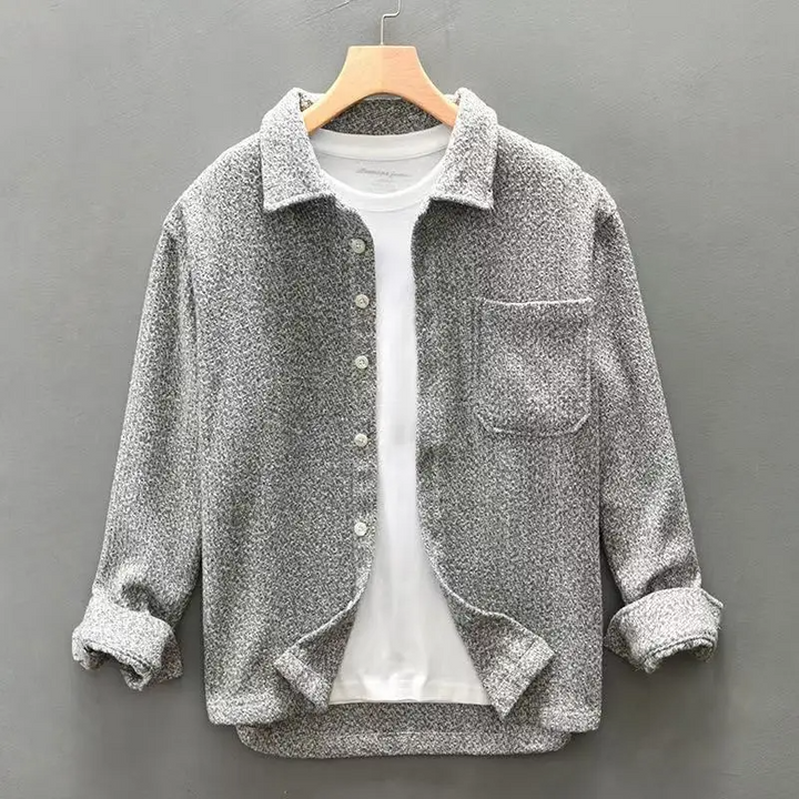 Steve - Casual Cashmere Button-Up Shirt