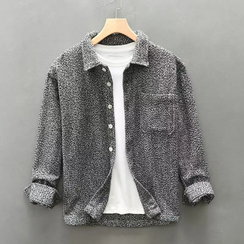Steve - Casual Cashmere Button-Up Shirt
