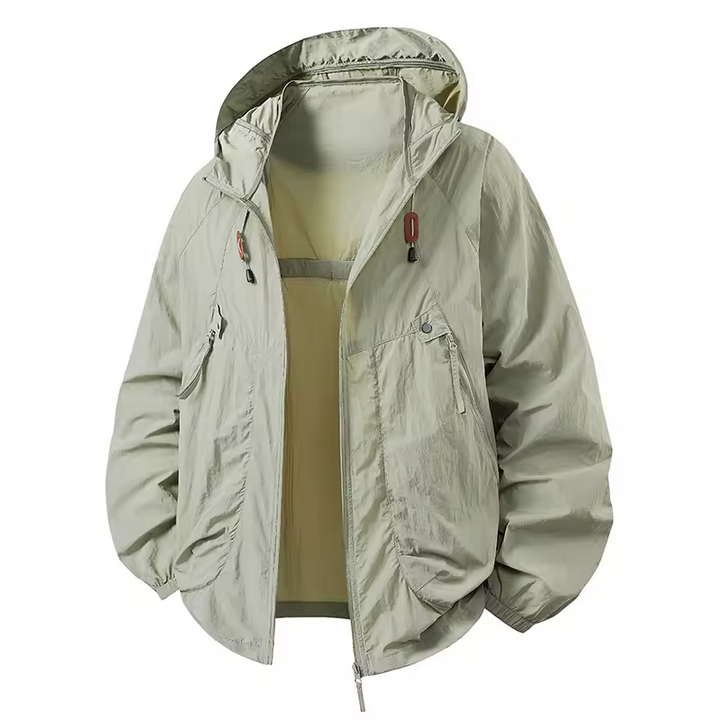 Vrenda - Long Sleeve Hooded Jacket With Pocket