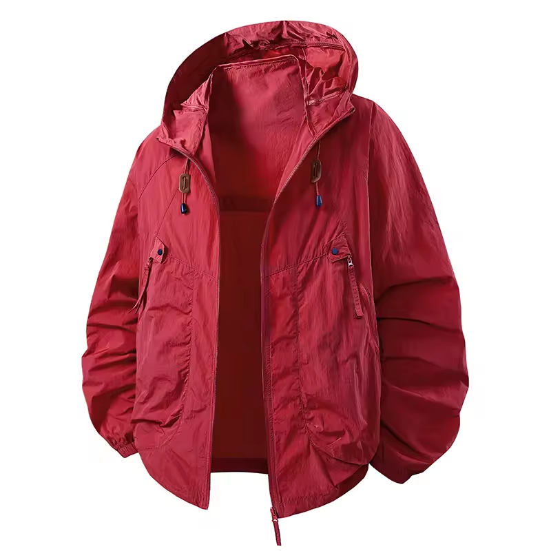 Vrenda - Long Sleeve Hooded Jacket With Pocket
