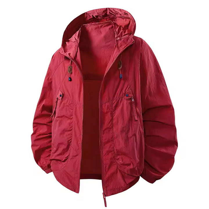 Vrenda - Long Sleeve Hooded Jacket With Pocket